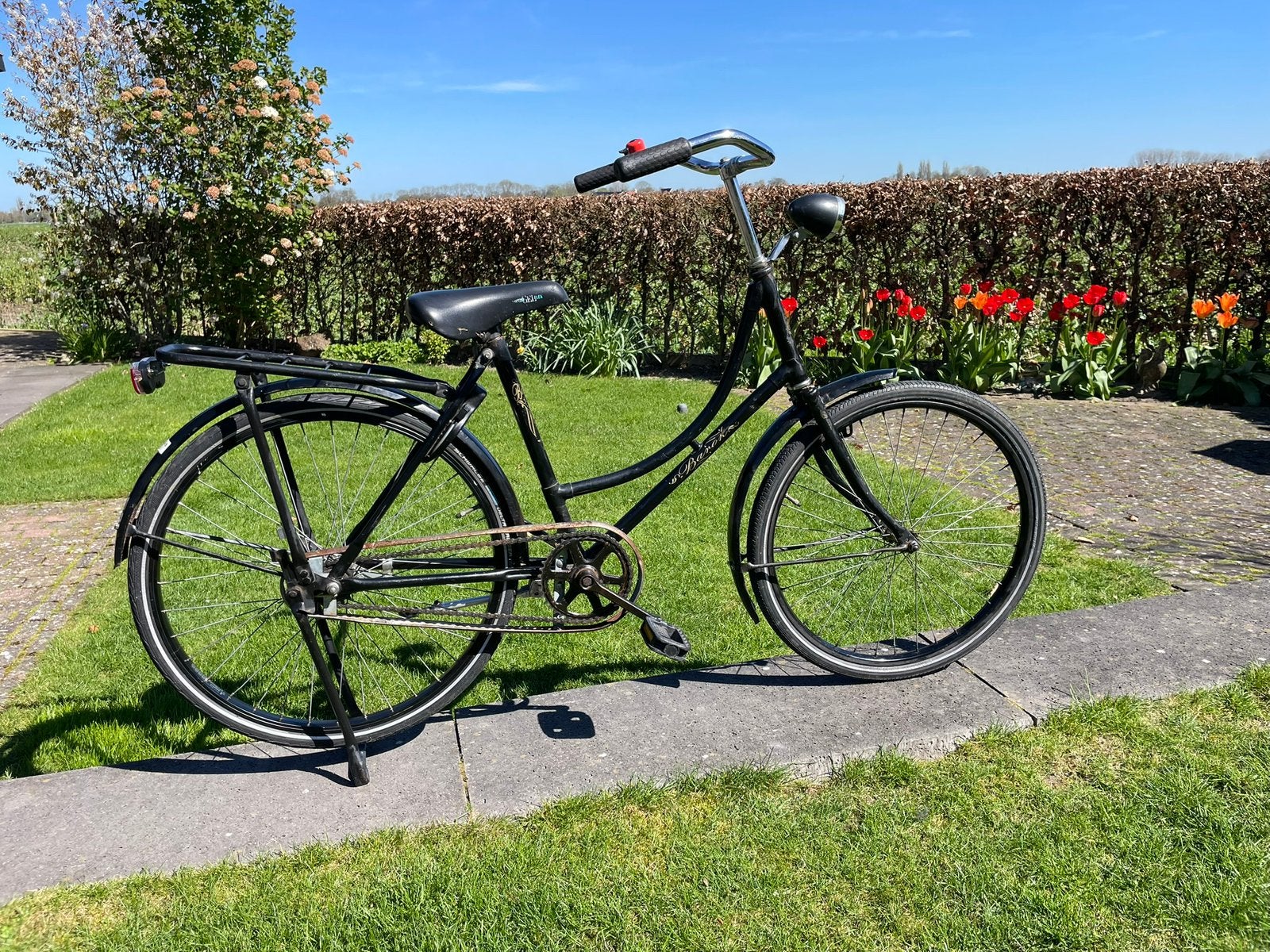 Omafiets Batavus 24 inch wielen met prima banden, Minder dan 47 cm, Ophalen