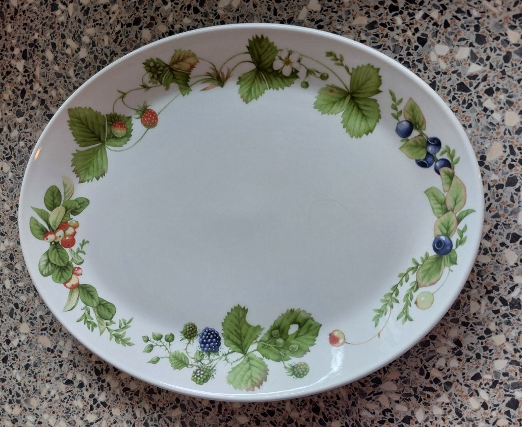 serveerschaal ovale schaal Marjolein Bastin Meakin Wedgwood, Ophalen of Verzenden, Overige stijlen, Wedgwood, Porselein