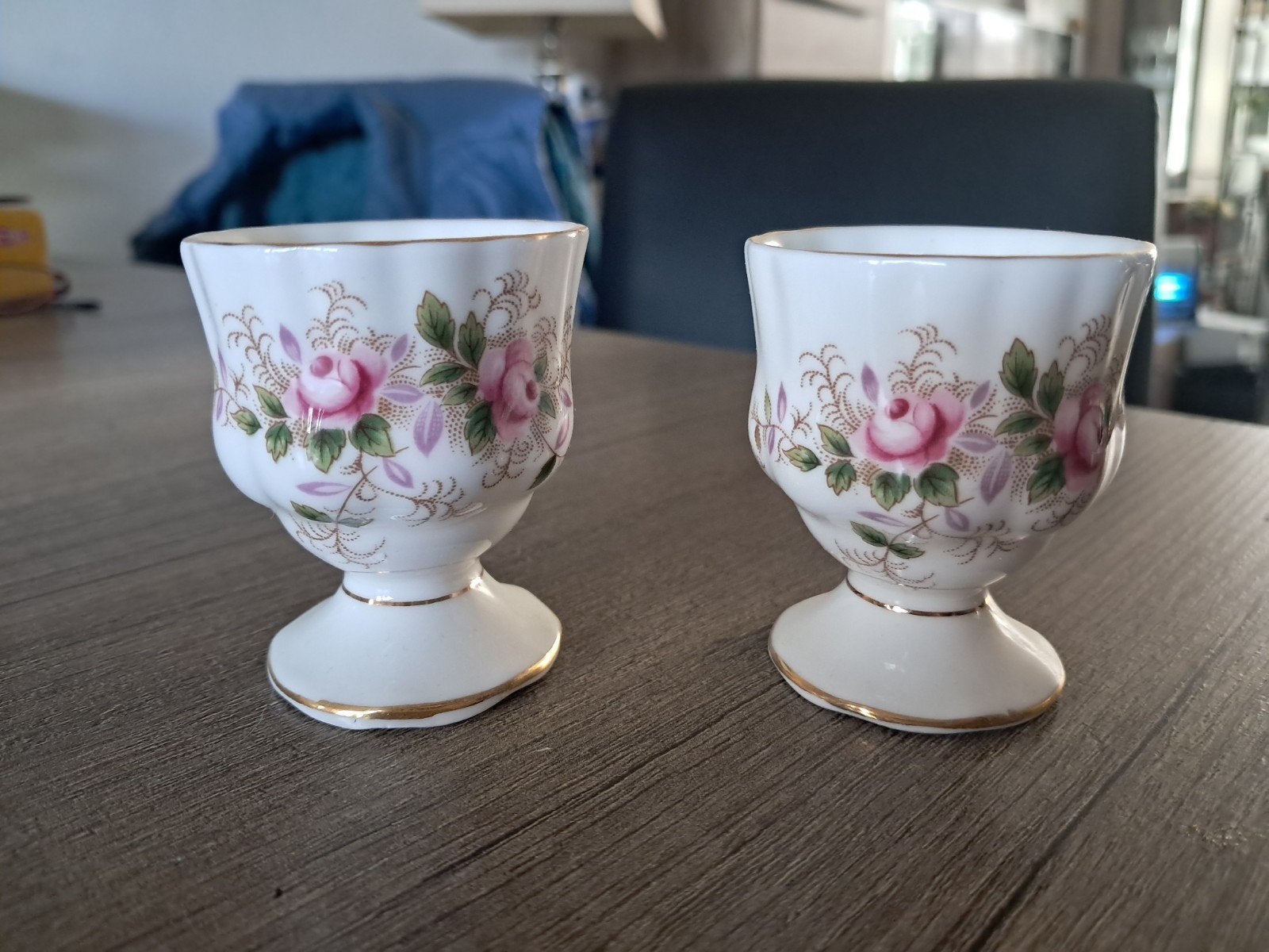 Royal Albert Lavender Rose Eierdopjes - Set van 2, Ophalen of Verzenden