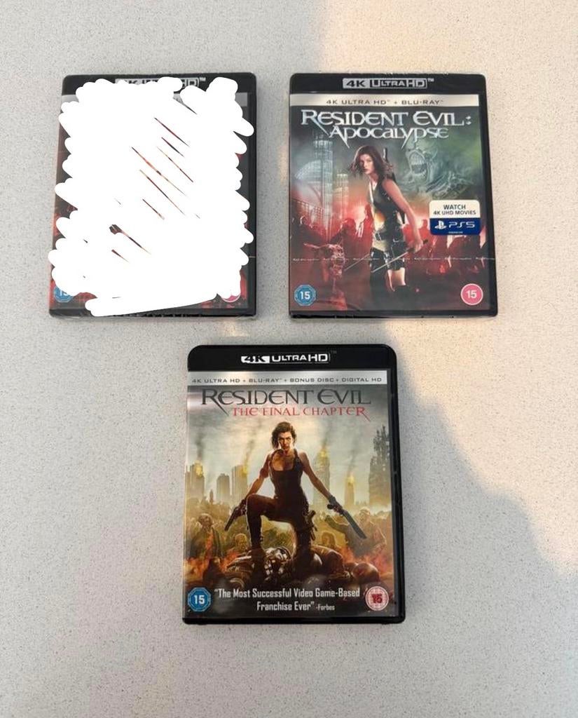 Resident Evil 4K blurays - Nieuw Geseald, Cd's en Dvd's, Ophalen of Verzenden, Nieuw in verpakking, Horror, Boxset