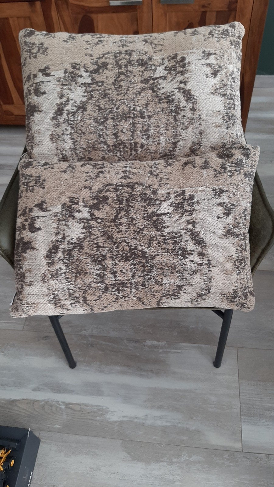KARE Design Cushion Kelim Pop Beige 60x40cm (2 stuks), Huis en Inrichting, Ophalen, Nieuw, Sierkussen, Rechthoekig