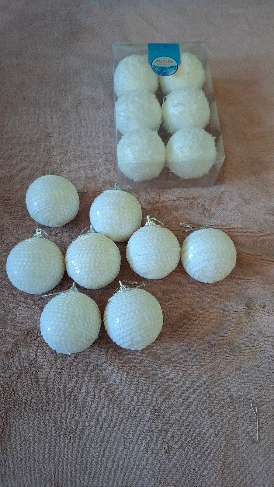 14 kunstof kerstballen 6 cm, Diversen, Ophalen of Verzenden, Nieuw