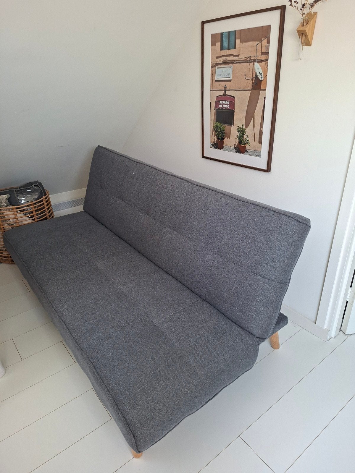 Slaapbank 175 x 109 cm - als nieuw, Ophalen, 100 cm, Tweepersoons, 190 cm of minder