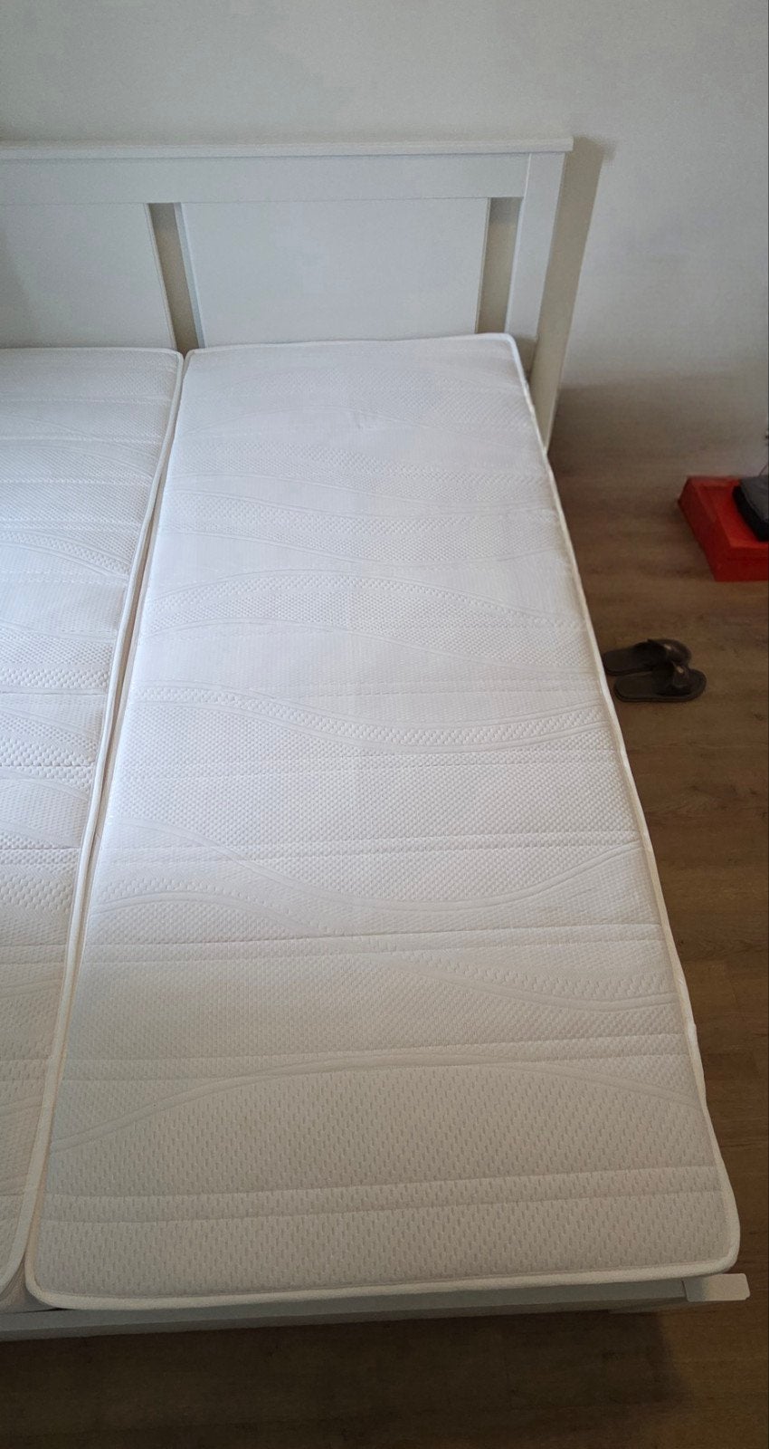 Pocketvering matras 80x200, Ophalen, Zo goed als nieuw, Eenpersoons, 80 cm