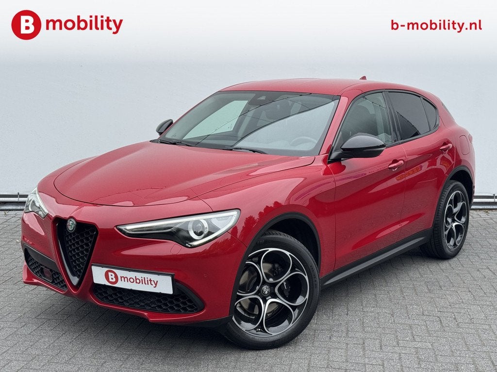 Alfa Romeo Stelvio 2.0 T AWD B-Tech Automaat Trekhaak 2.300k, 4 cilinders, Automatische klimaatregeling, Leder, Bedrijf
