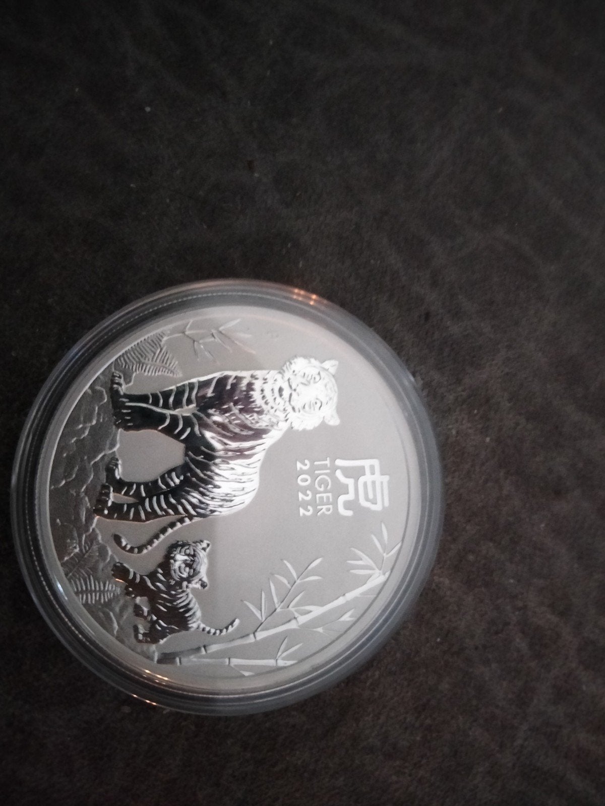 Zilveren Australische Lunar Tiger 2022 munt 9st, Ophalen, Zilver