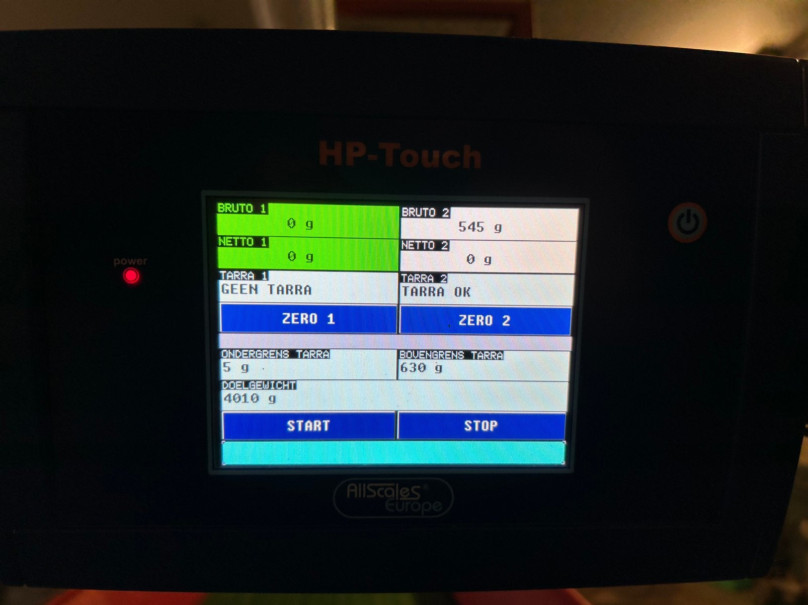 Weegschaal allscales europe, Minder dan 10 kg, Nieuw, Ophalen of Verzenden, Digitaal