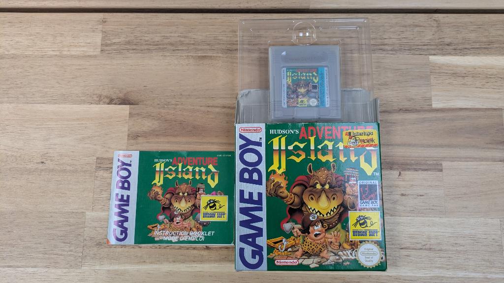 Hudson's Adventure Island – Game Boy - compleet in doos, Avontuur en Actie, Verzenden, 1 speler, Zo goed als nieuw