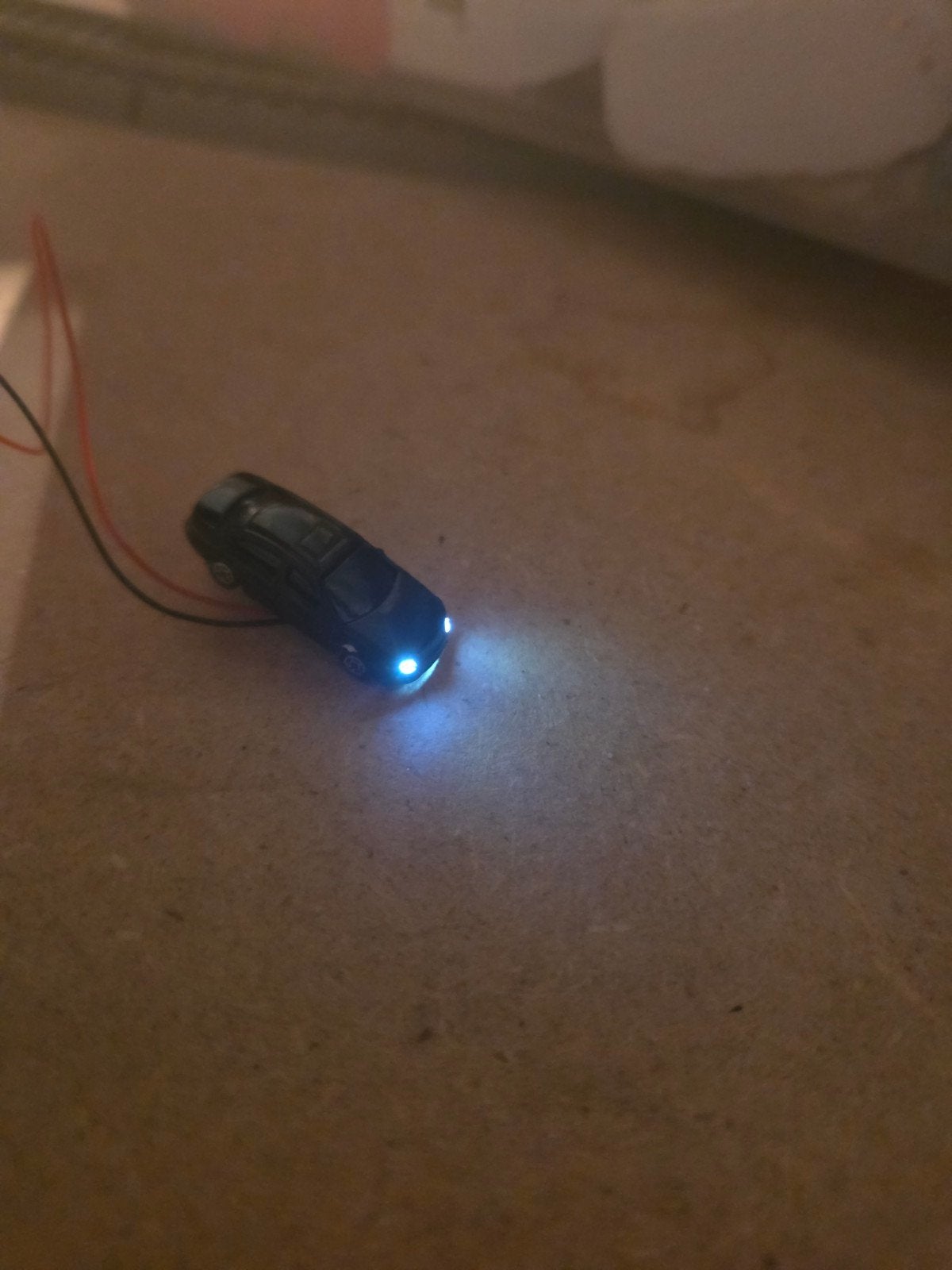 Miniatuur Auto's met Verlichting voor Spoorbaan - Set van 6, Ophalen of Verzenden