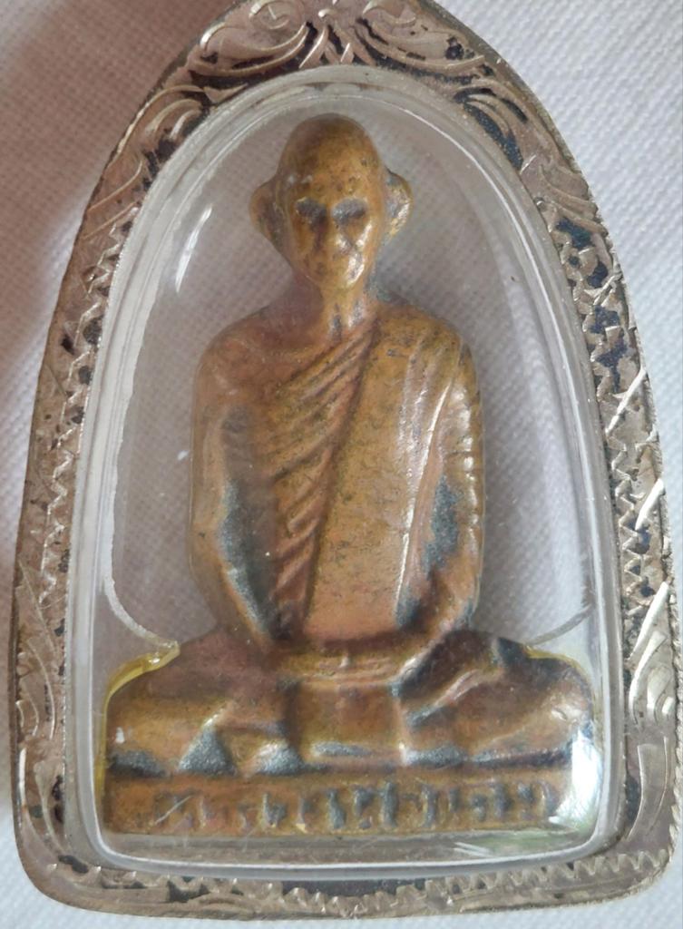 Monnik amulet beeldje Thailand Oosters, Ophalen of Verzenden, Gebruikt, Sieraad, Boeddhisme