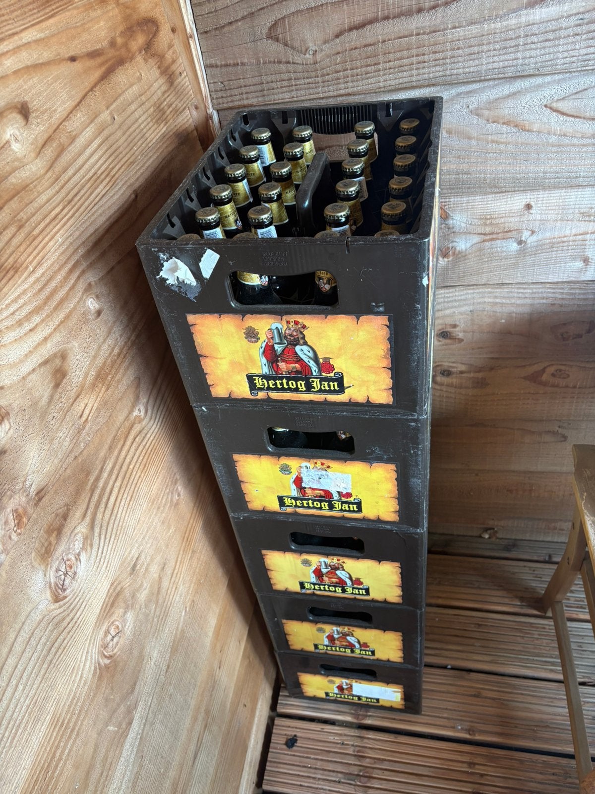 5 kratten Hertog Jan te koop voor een prikkie :), Verzamelen, Ophalen, Nieuw