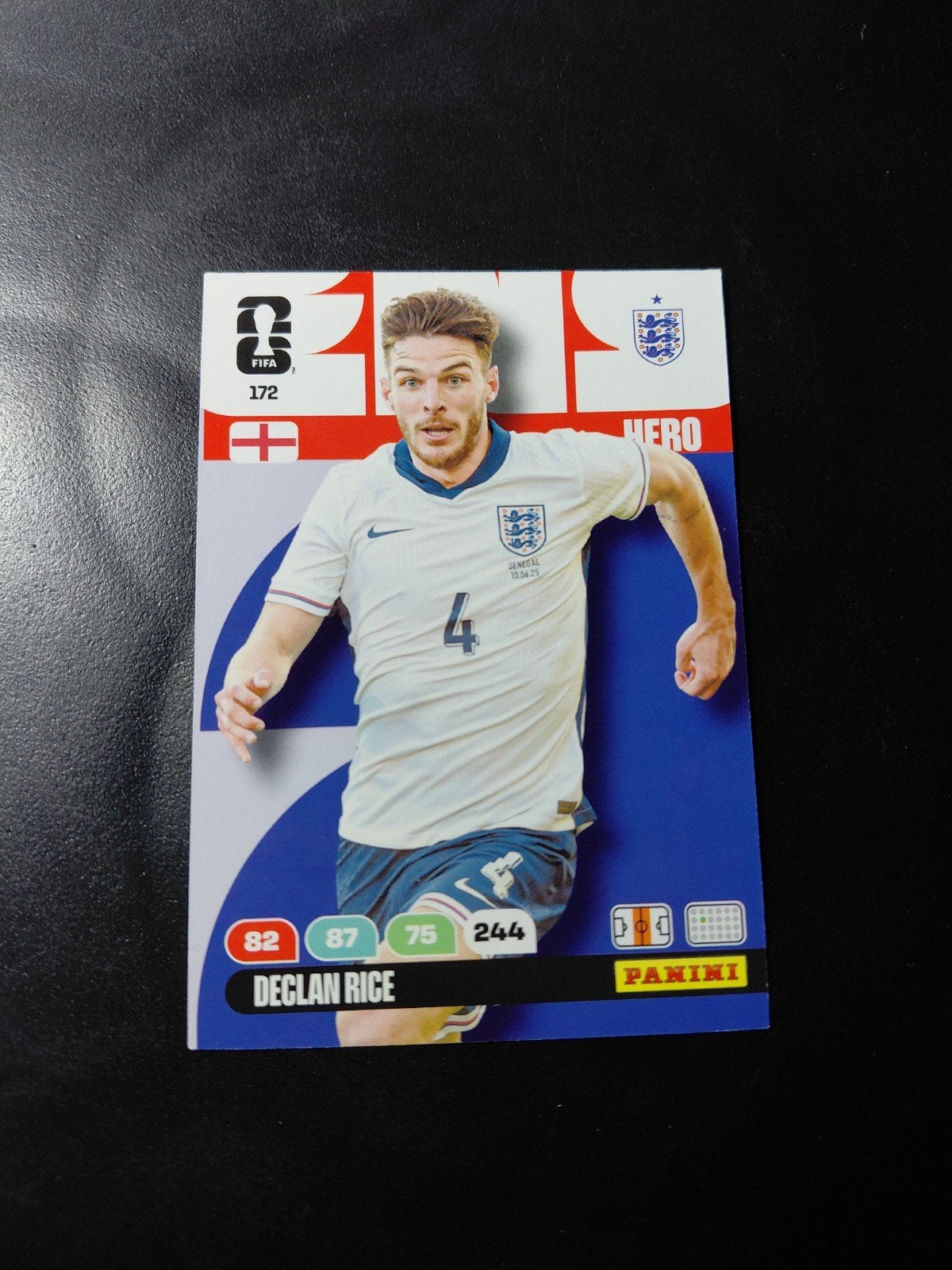 Declan rice (engeland) panini wk 2026, Ophalen of Verzenden, Nieuw, Buitenlandse clubs, Poster, Plaatje of Sticker
