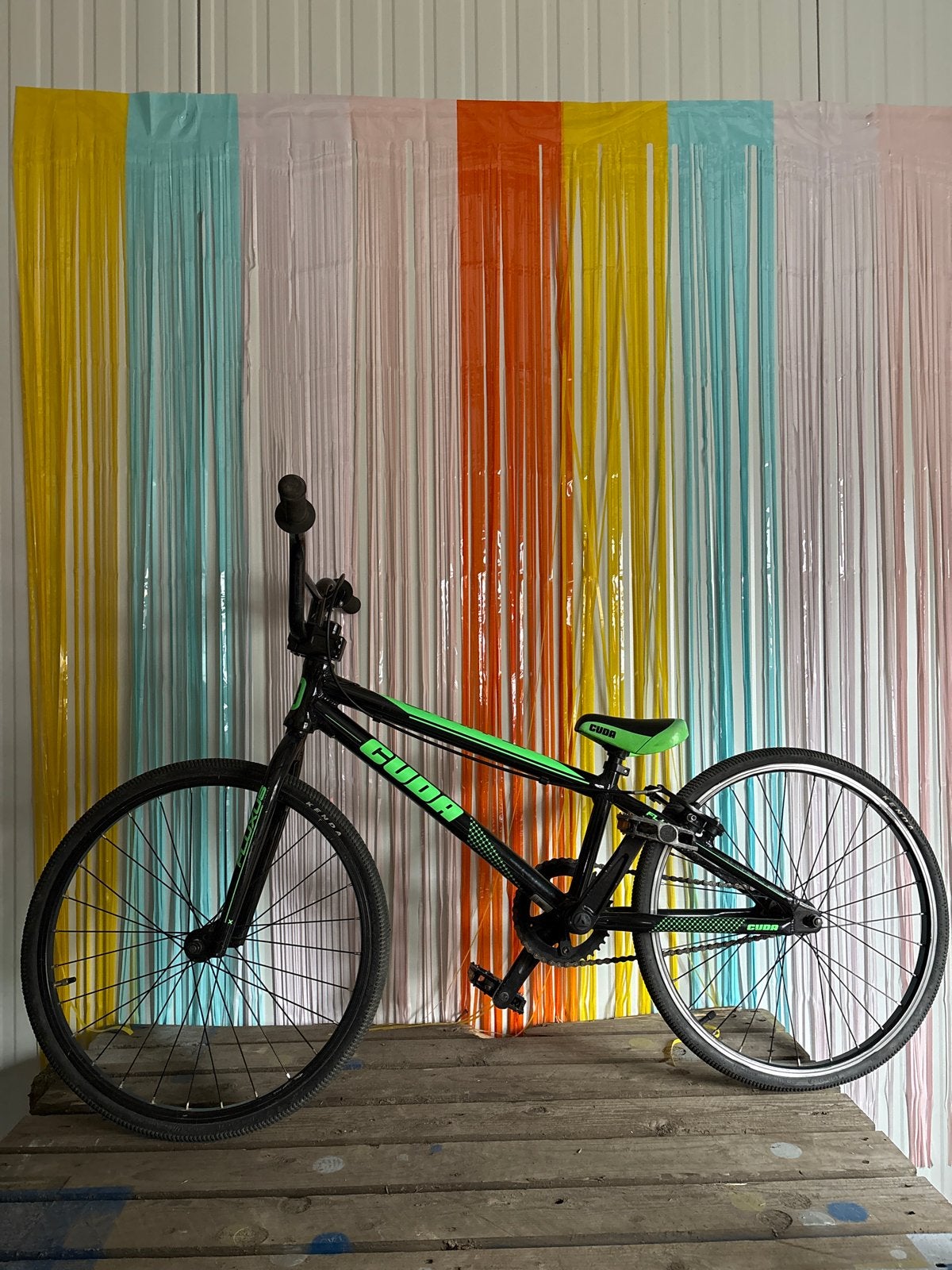 Cuda Fluxus BMX Fiets - 20 inch wielen groen, Fietsen en Brommers, Fietsen | Crossfietsen en BMX, Ophalen, Staal, Velgrem, Voetsteunen