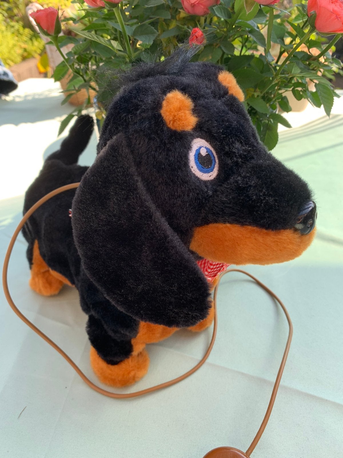Schattige elektronische wandelende teckel (Pitter Patter), Ophalen of Verzenden, Zo goed als nieuw, Hond