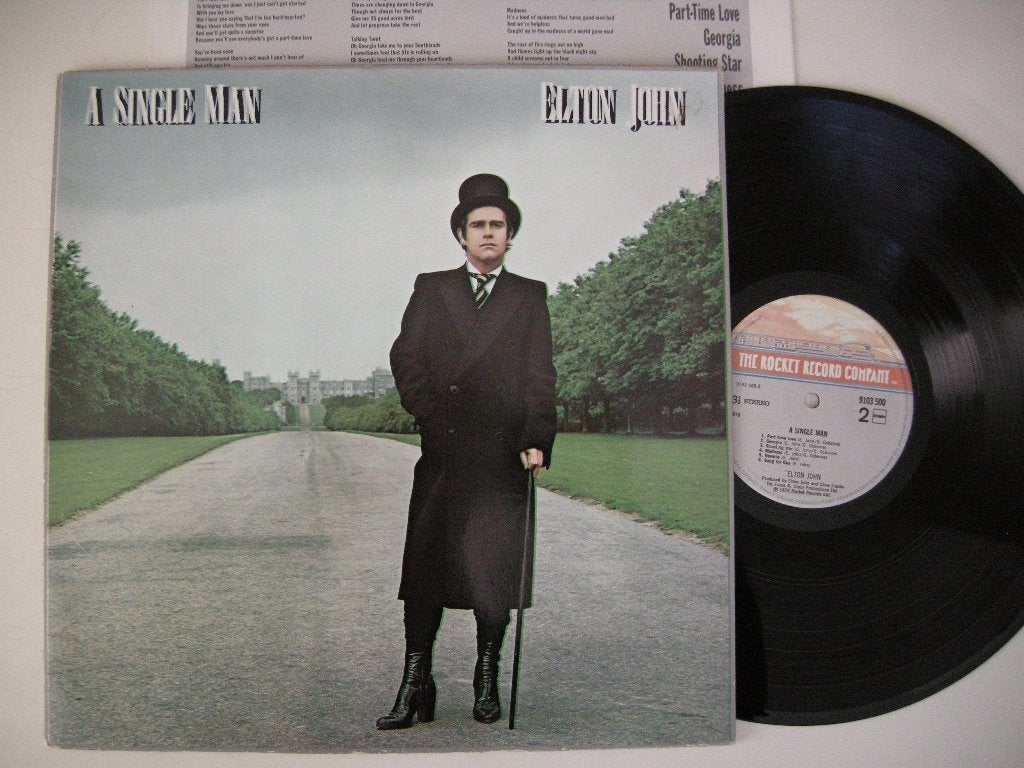 Elton John A Single Man - LP vinyl zgan, Ophalen, Zo goed als nieuw, 12 inch, LP