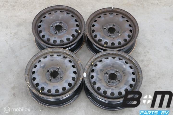 Org 14 inch stalen velgen VW Up! 1S0601027G, Gebruikt, Velg(en)
