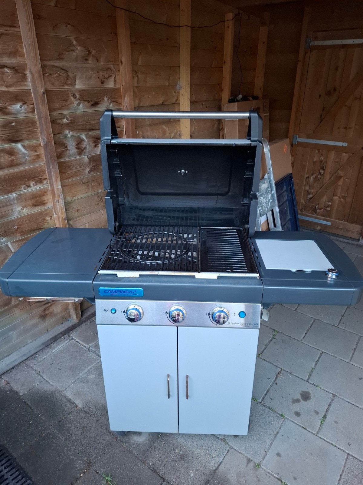 Campingaz 3 Series Cast Iron EXS Gasbarbecue, Ophalen, Gebruikt, Campingaz