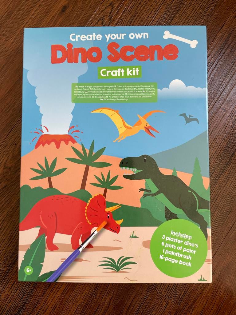 Dino Scene Craft Kit - Maak je eigen dinosauruswereld, Ophalen of Verzenden, Nieuw