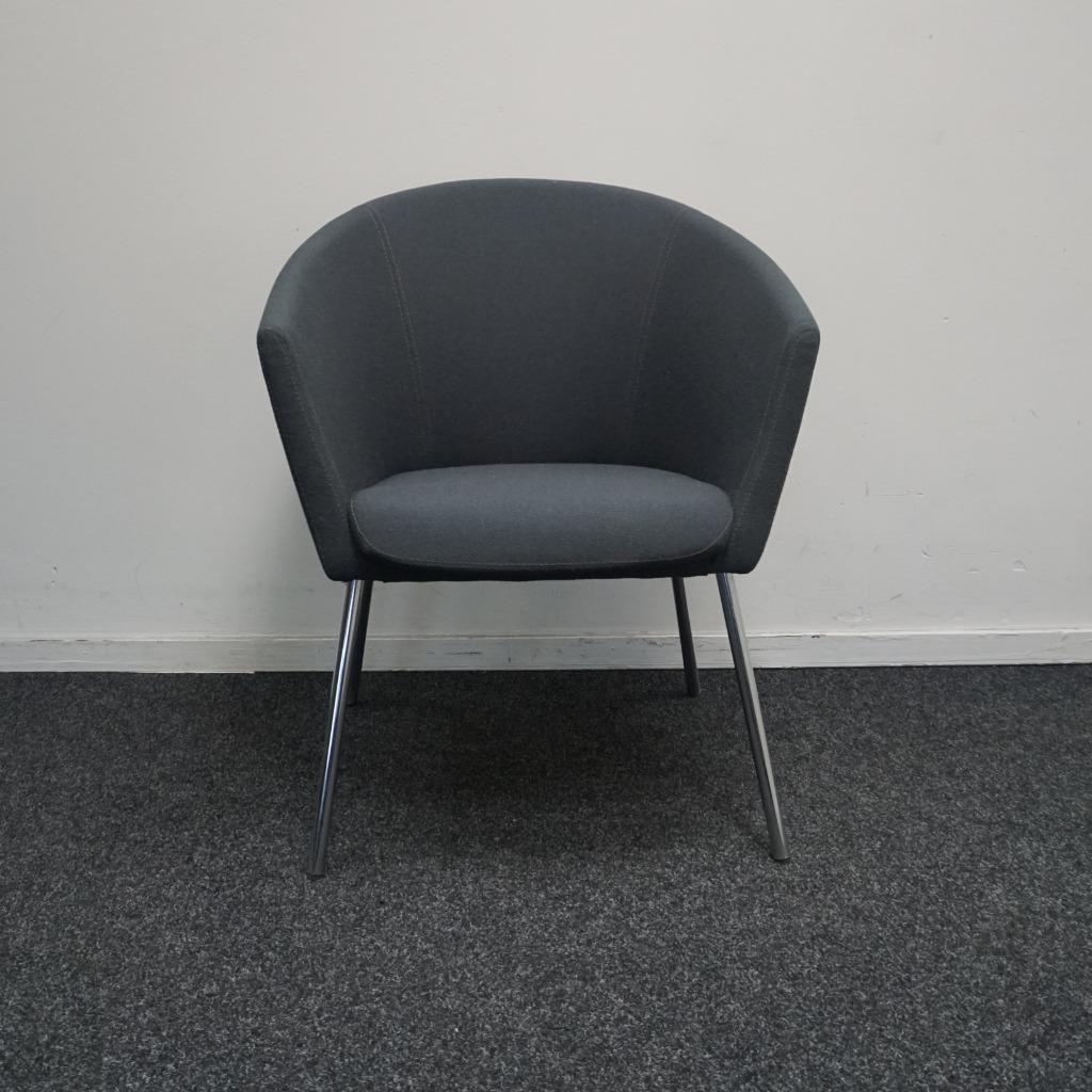 Artifort Megan Design Stoelen | Eetkamerstoelen | Grijs, Huis en Inrichting, Stoelen, Gebruikt, Twee, -, Ophalen of Verzenden