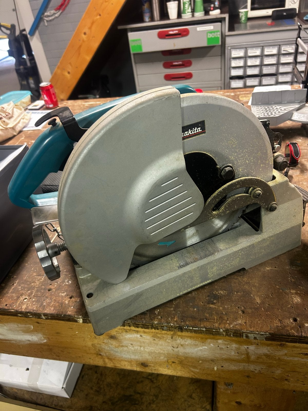 Makita LC1230 Afkortzaag - Krachtig en Betrouwbaar, Ophalen, Gebruikt, 70 mm of meer, Afkortzaag