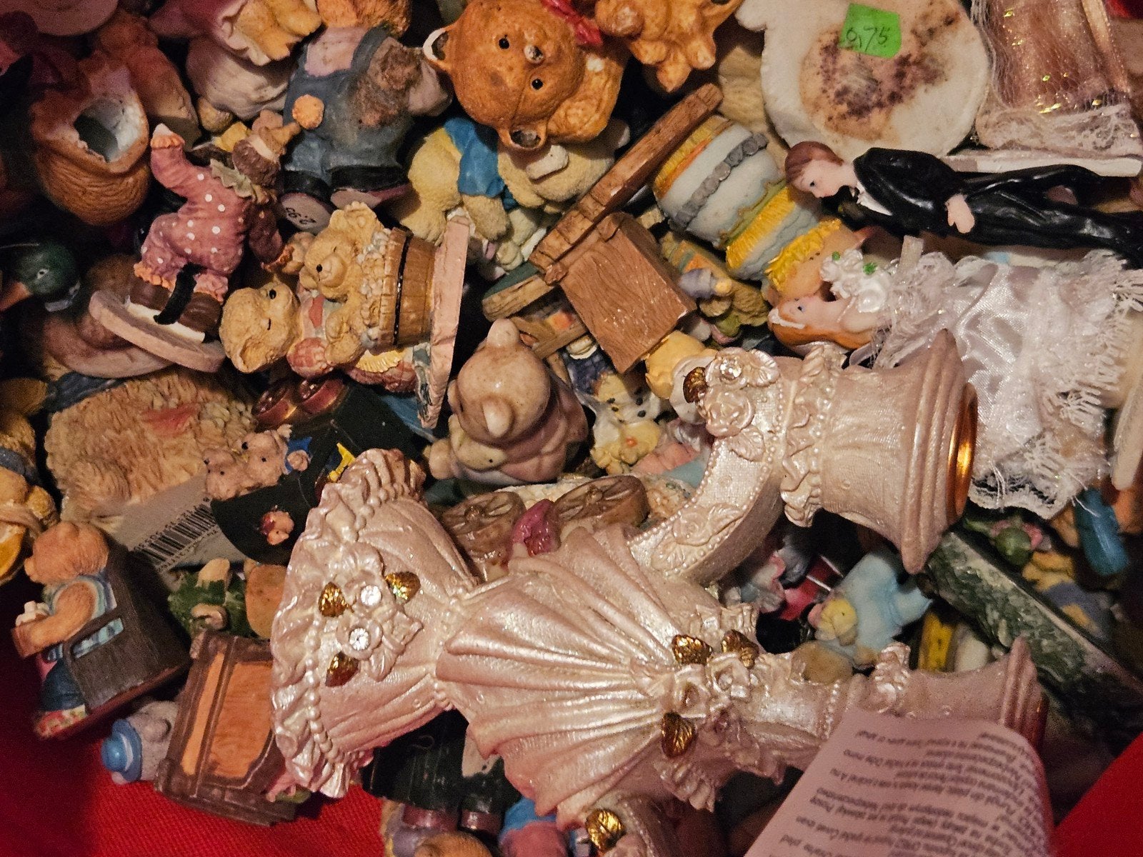 Miniatuur Beeldjes - Tas Vol Diverse Figuurtjes, Ophalen of Verzenden, Gebruikt, Dier