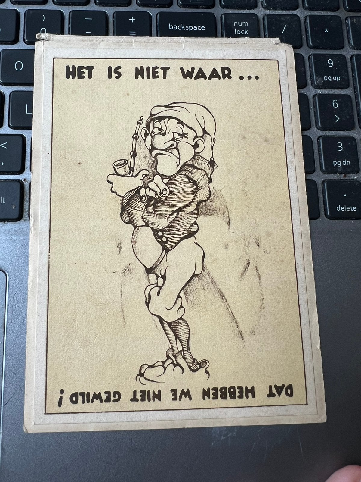 Nederlands bevrijding ansichtkaart Karel Links 1945, Verzenden, Foto of Poster, Nederland