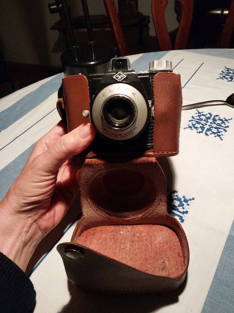 Oude agfa camera, 10,=, Audio, Tv en Foto, Fotocamera's Analoog, Ophalen, Gebruikt, Compact, Overige Merken
