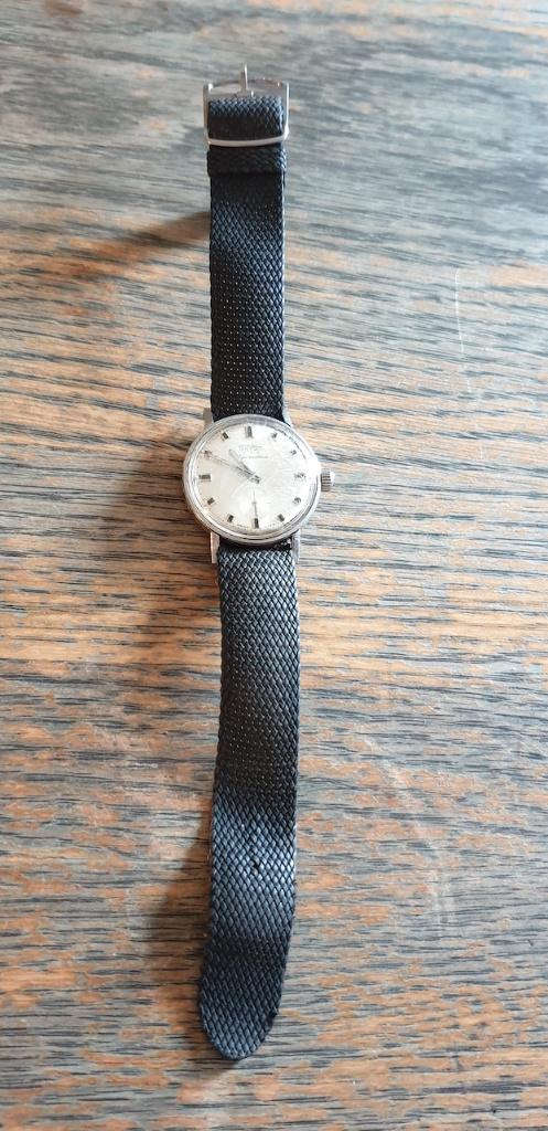 Pontiac hydraulica herenhorloge., Overige merken, Staal, Met bandje, Polshorloge