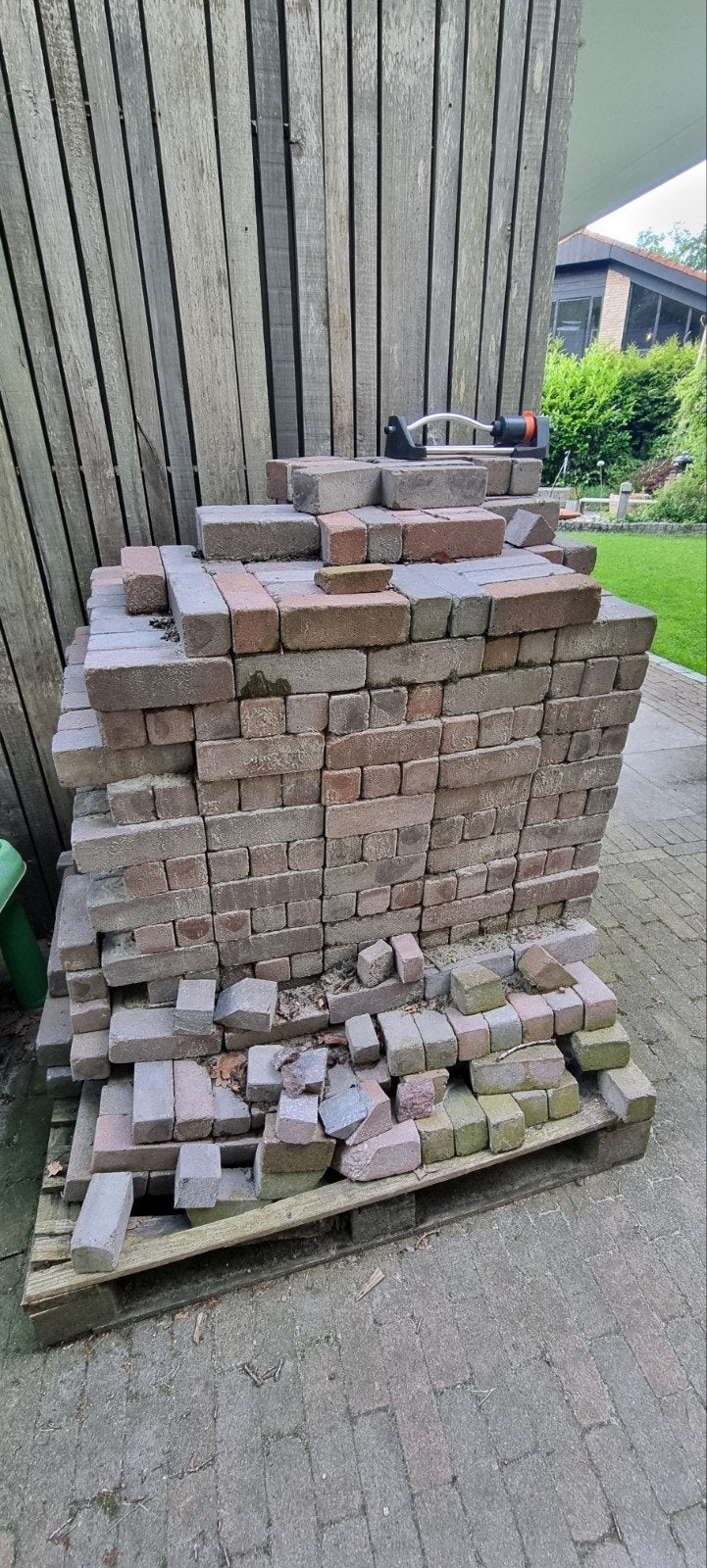 Tambour Paars Genuanceerde Stenen 21x7x7 - ca. 720 stuks, Ophalen, Klinkers
