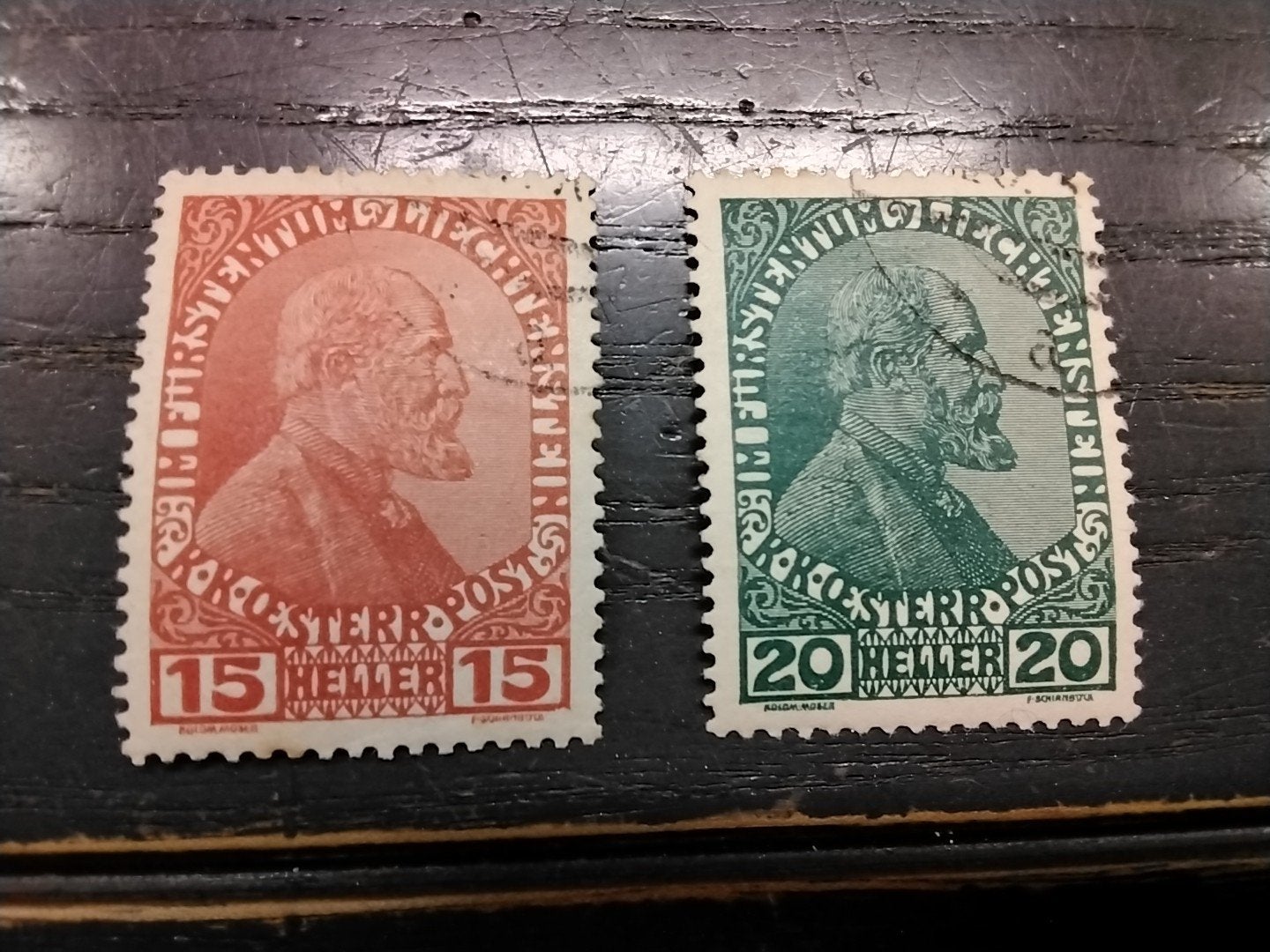 26247 Liechtenstein voorst Johann 2 gestempeld 1917, Ophalen of Verzenden, Overige landen, Gestempeld