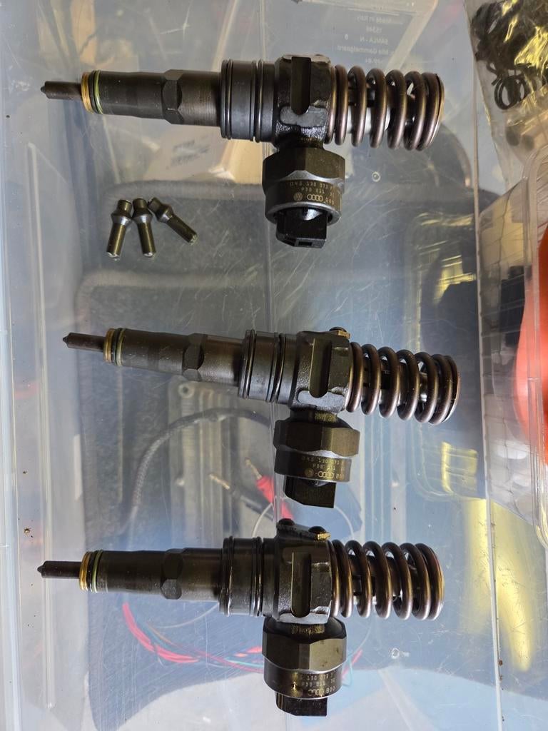 VW Lupo / audi a2 3L 1.2 TDI AYZ Verstuivers (3 stuks), Ophalen of Verzenden, Gebruikt, Volkswagen