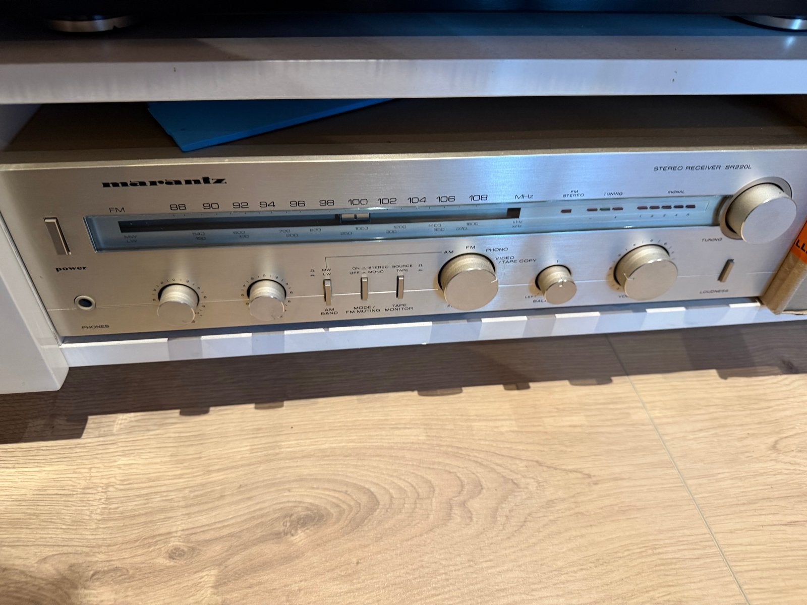 Marantz Stereo Receiver SR220L - Vintage Audio, Marantz, Gebruikt, Ophalen of Verzenden, Minder dan 60 watt