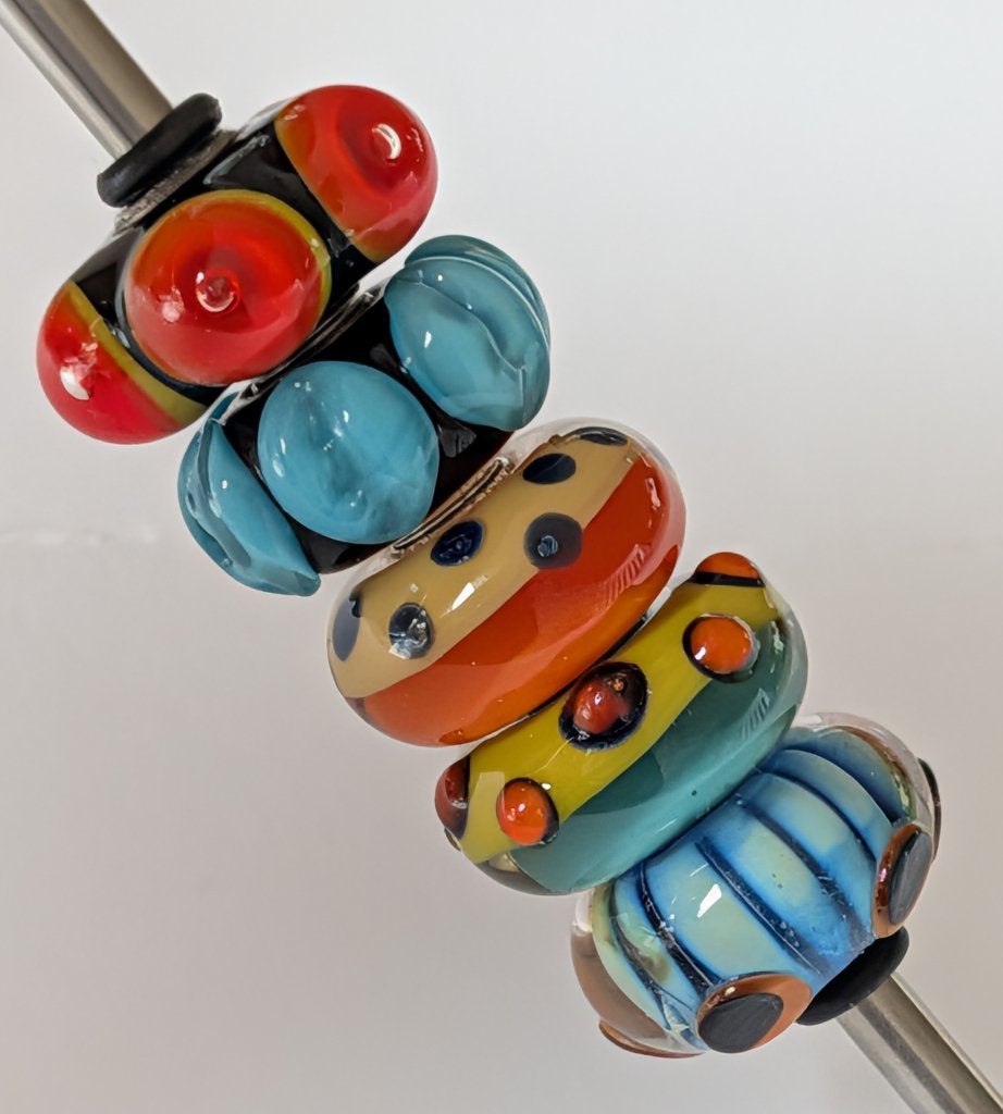 Trollbeads DROMEN VAN VRIJHEID SET (5 stuks), samen €170, Gebruikt, -, Verzenden, -