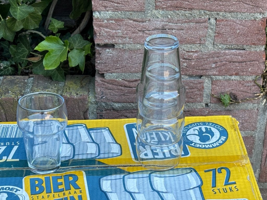 Bierglazen Stapelbaar, Verzamelen, Ophalen, Nieuw, Bierglas