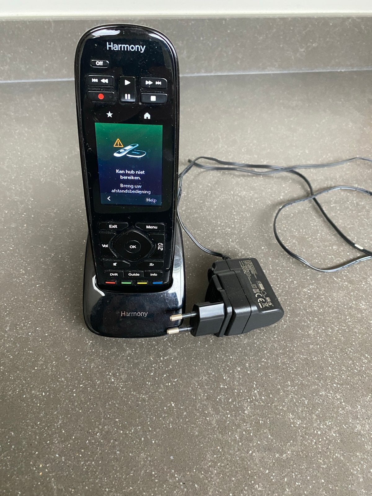 Logitech Harmony met oplaadstation, Audio, Tv en Foto, Afstandsbedieningen, Game console, Gebruikt, Universeel, Ophalen of Verzenden