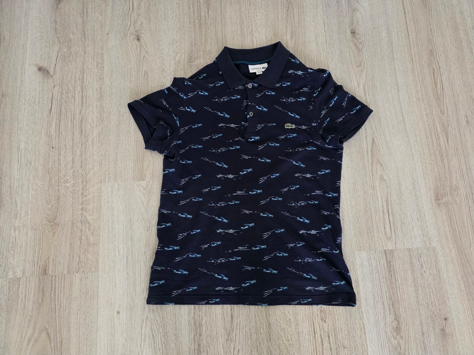 Lacoste slim fit polo, maat XS, nieuwstaat, Kleding | Heren, Polo's, Blauw, Lacoste, Ophalen of Verzenden, Zo goed als nieuw