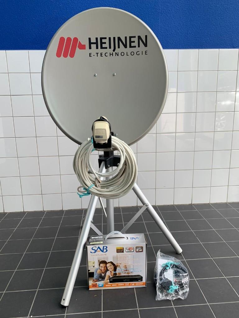 satelliet ontvanger en schotel, Caravans en Kamperen, Ophalen, Zo goed als nieuw
