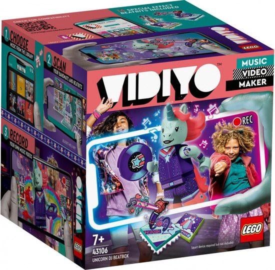 50% Korting op Lego VIDIYO 43106 Unicorn DJ BeatBox, seald, Overige thema's, Lego, Nieuw, Ophalen of Verzenden