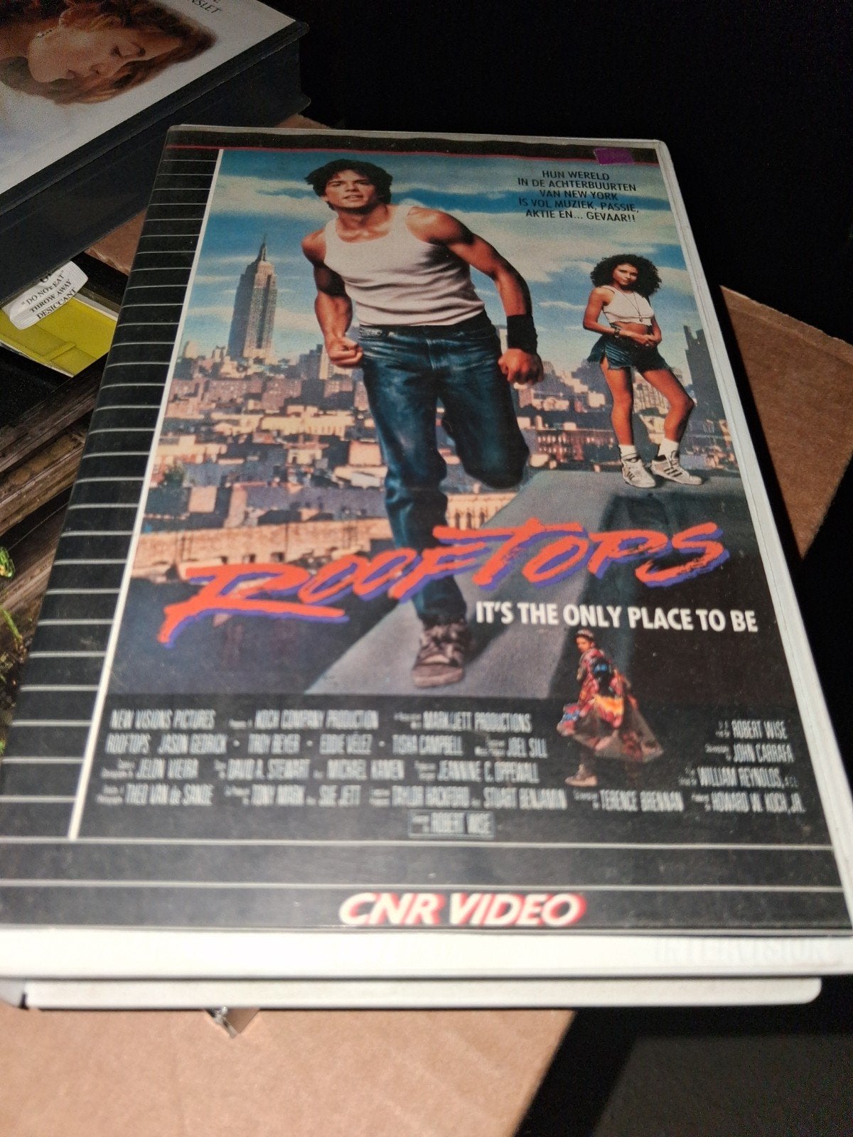 Vhs ex-rental  - Rooftops, Vanaf 16 jaar, Ophalen of Verzenden, Gebruikt, Horror