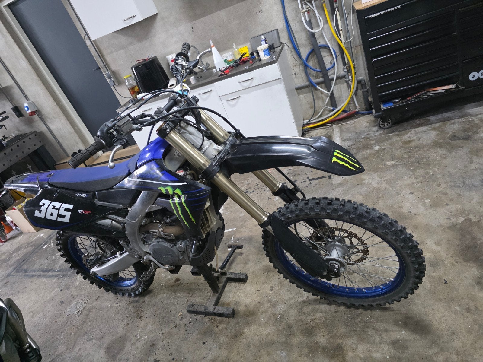 Yamaha YZ450F 89 uur 2021, Ophalen, Zo goed als nieuw, Overige typen