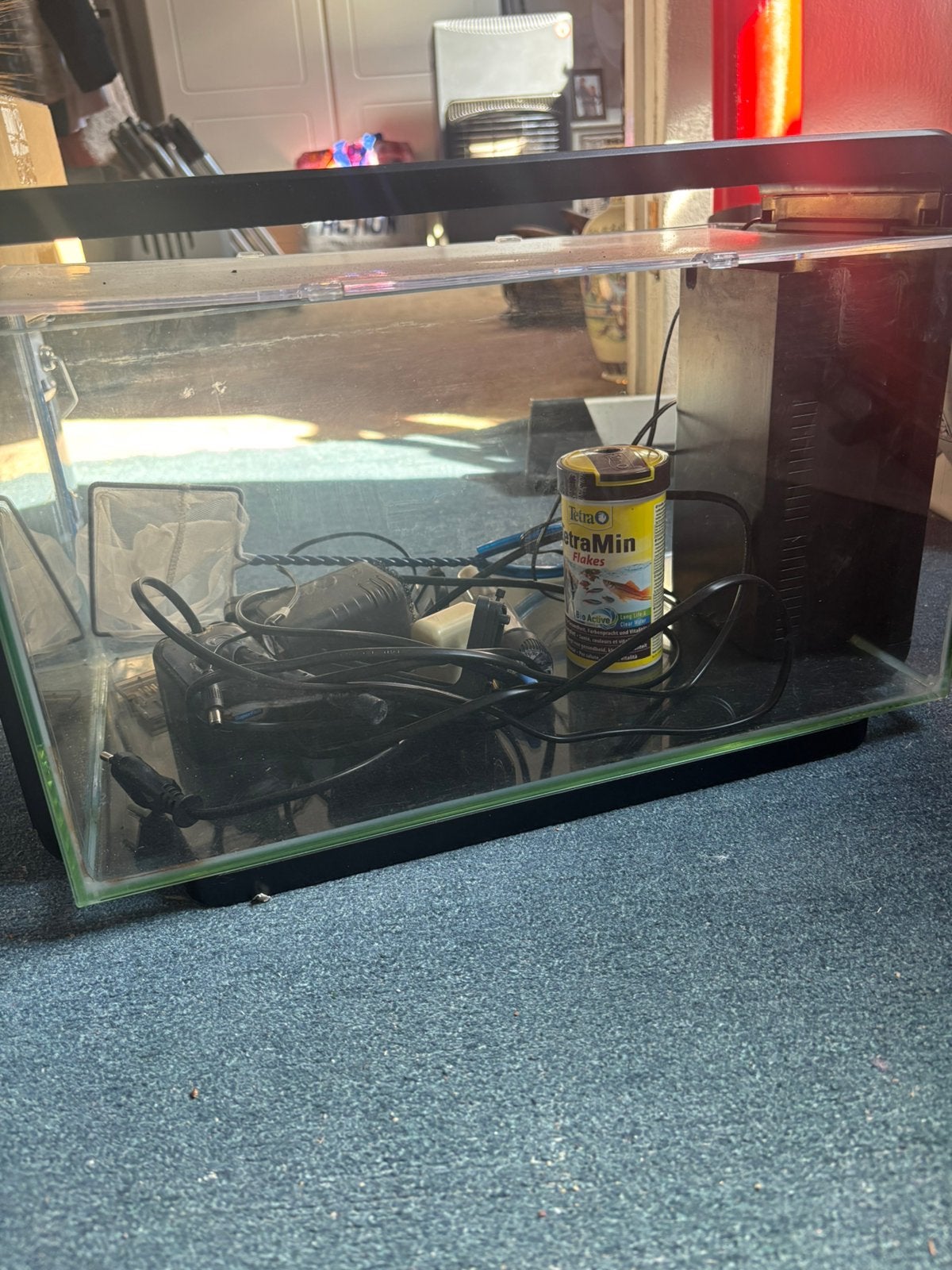 Leuke aguaria kompleet zie foto, Ophalen, Verwarming, Gebruikt, Leeg aquarium