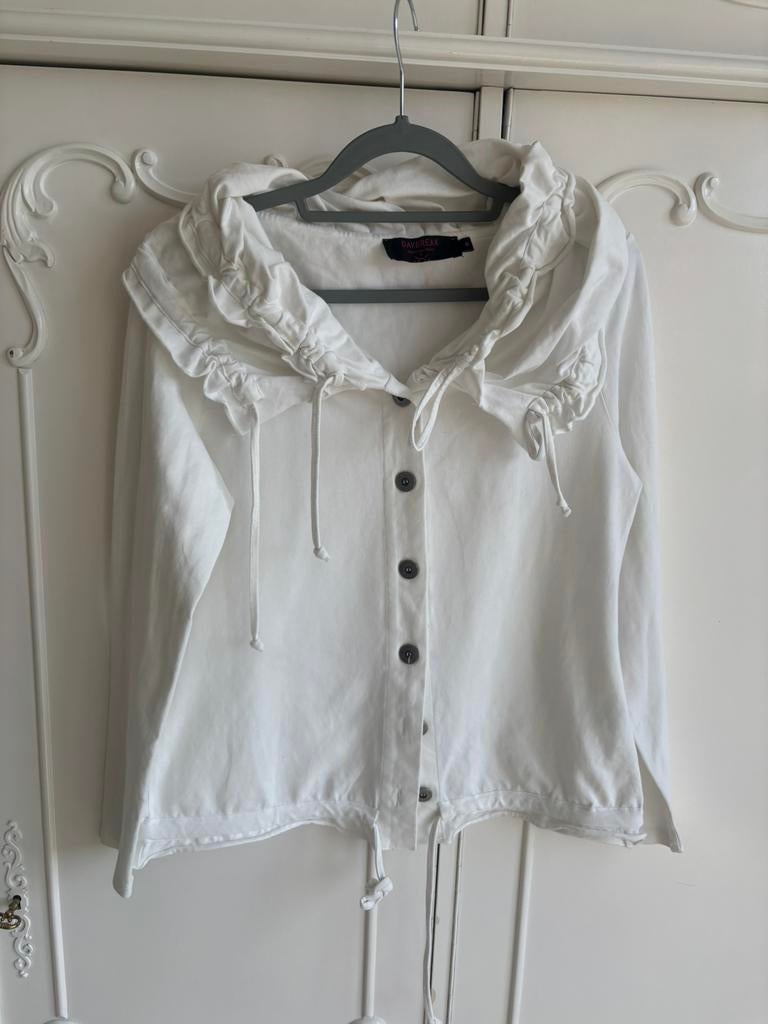 Nieuw wit vest merk Daybreak maat M 38, Ophalen of Verzenden, Nieuw, Maat 38/40 (M), Wit