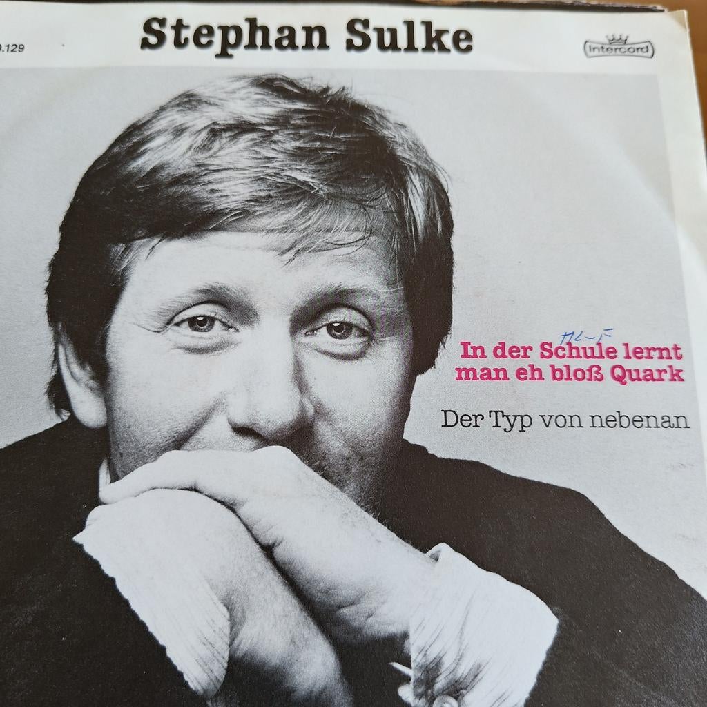 Stephan Sulke - In der Schule lernt man eh bloß Quark, Gebruikt, 7 inch, Single, Ophalen of Verzenden