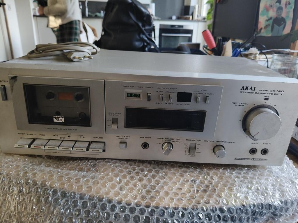 Akai GX-M10 Stereo Cassettedeck - Vintage Audio, Ophalen