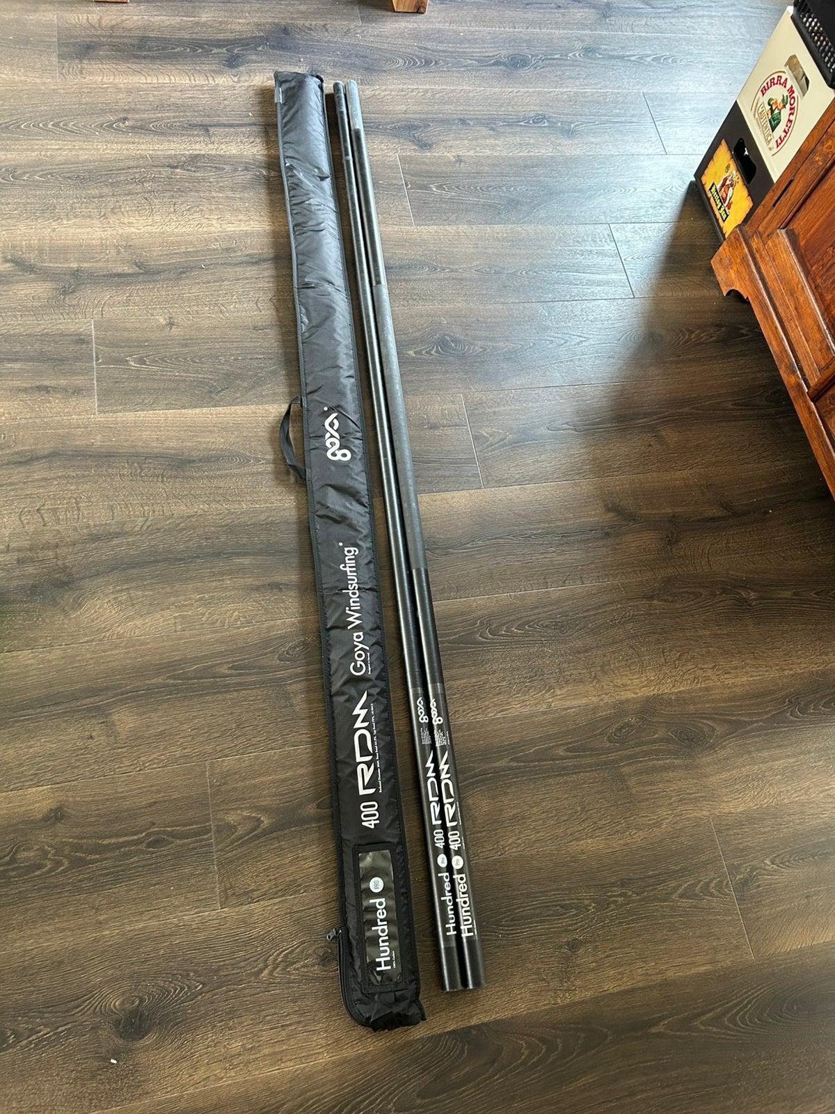 Goya Windsurf Mast 100% Carbon RDM 400, Gebruikt, Mast, Deelbare mast, Ophalen