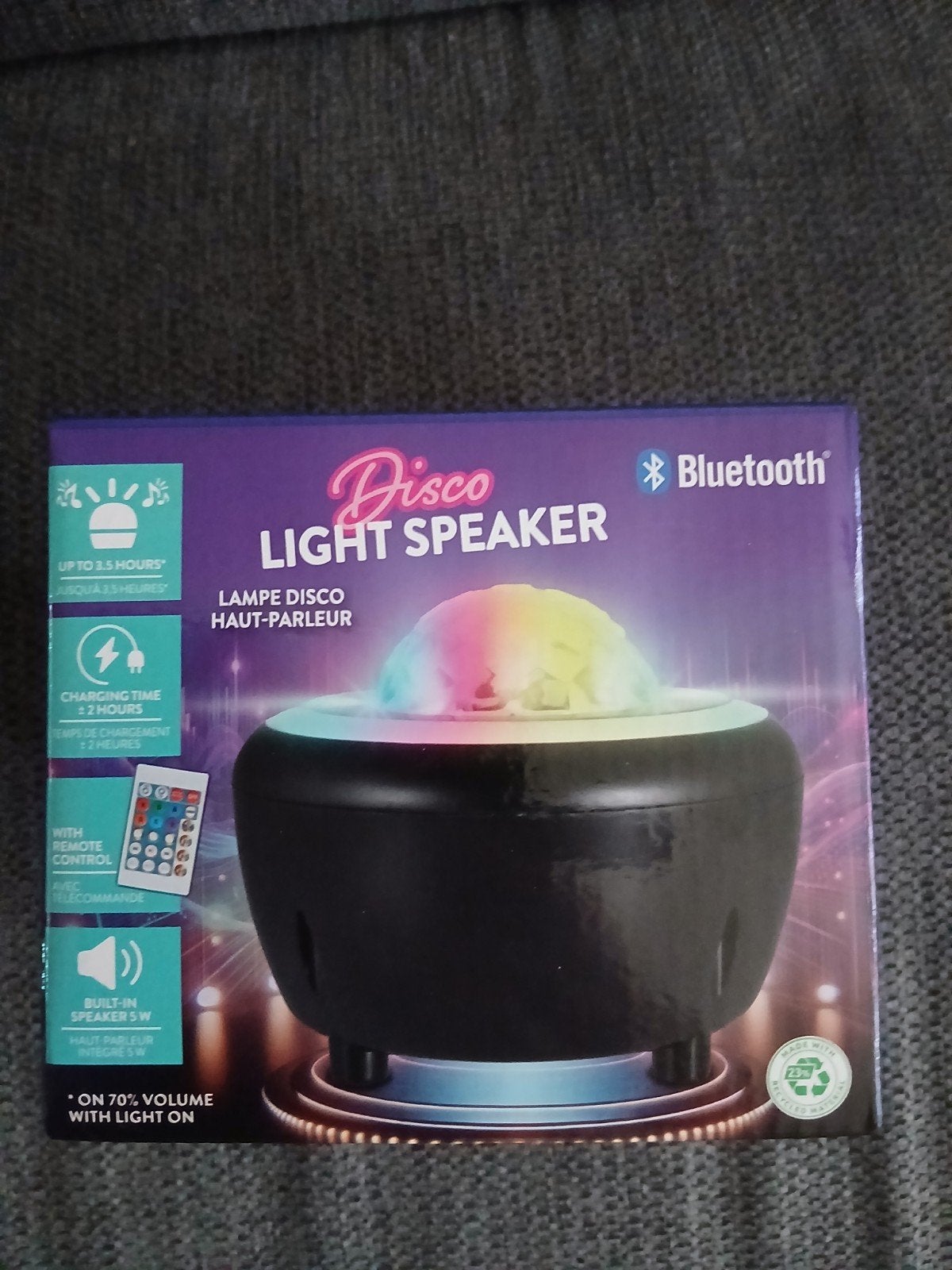 Disco Light Speaker met Bluetooth en Afstandsbediening, Audio, Tv en Foto, Luidsprekers, Party speaker, Nieuw, Bluetooth, Minder dan 60 watt