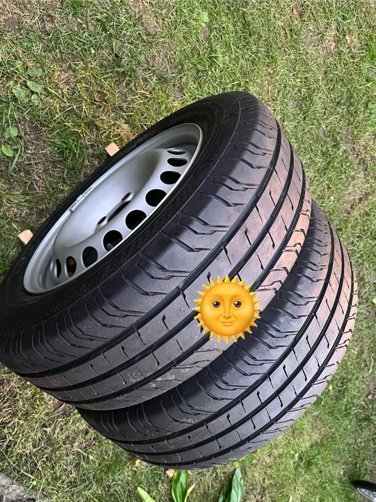 2x NiEUWE 16” orig Vw transporter T6.1 T6 T5 Continental, Auto-onderdelen, Banden en Velgen, Bestelwagen, 16 inch, Banden en Velgen