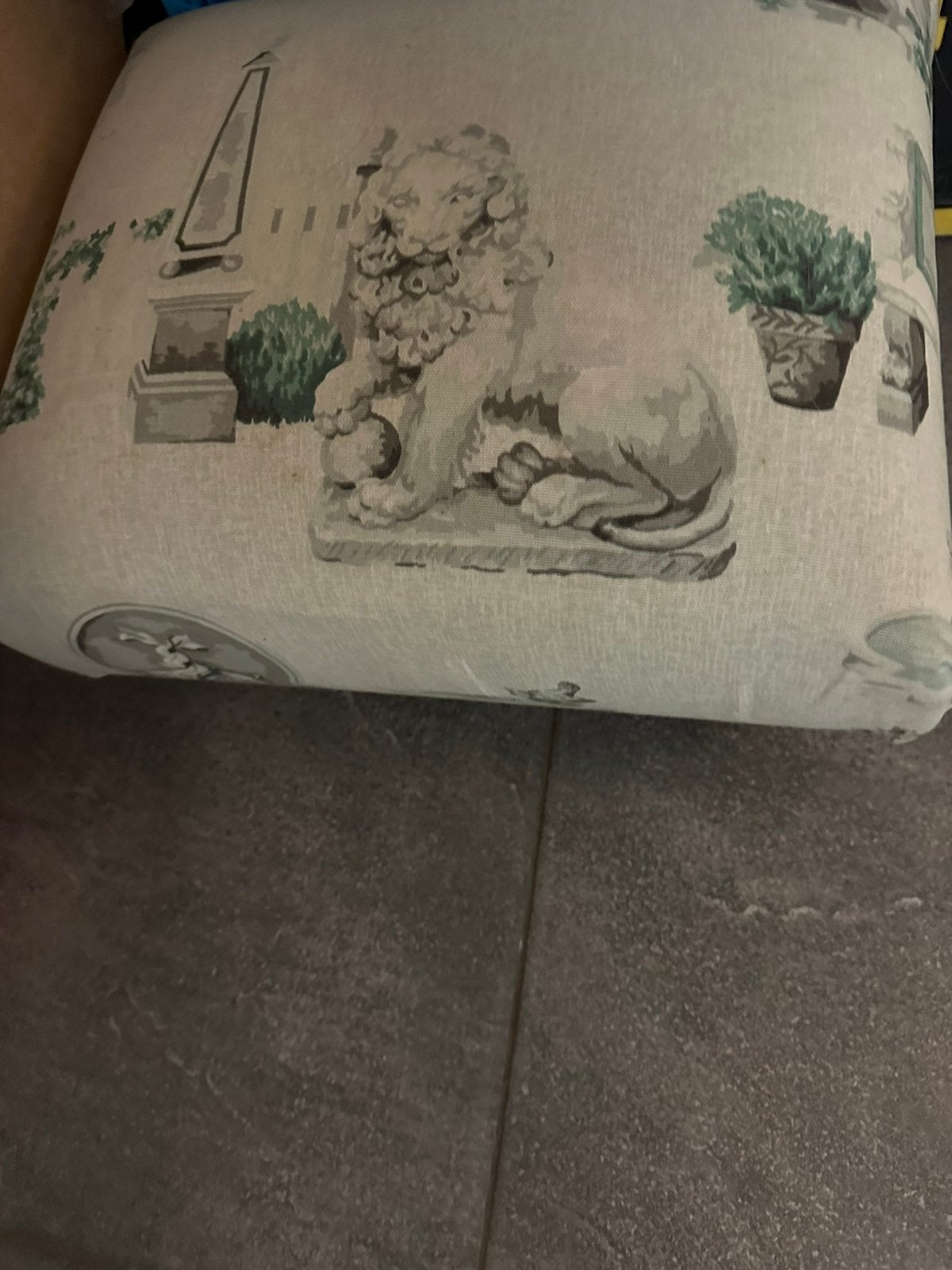 voetenbankje, Ophalen of Verzenden, Rechthoekig, Minder dan 50 cm