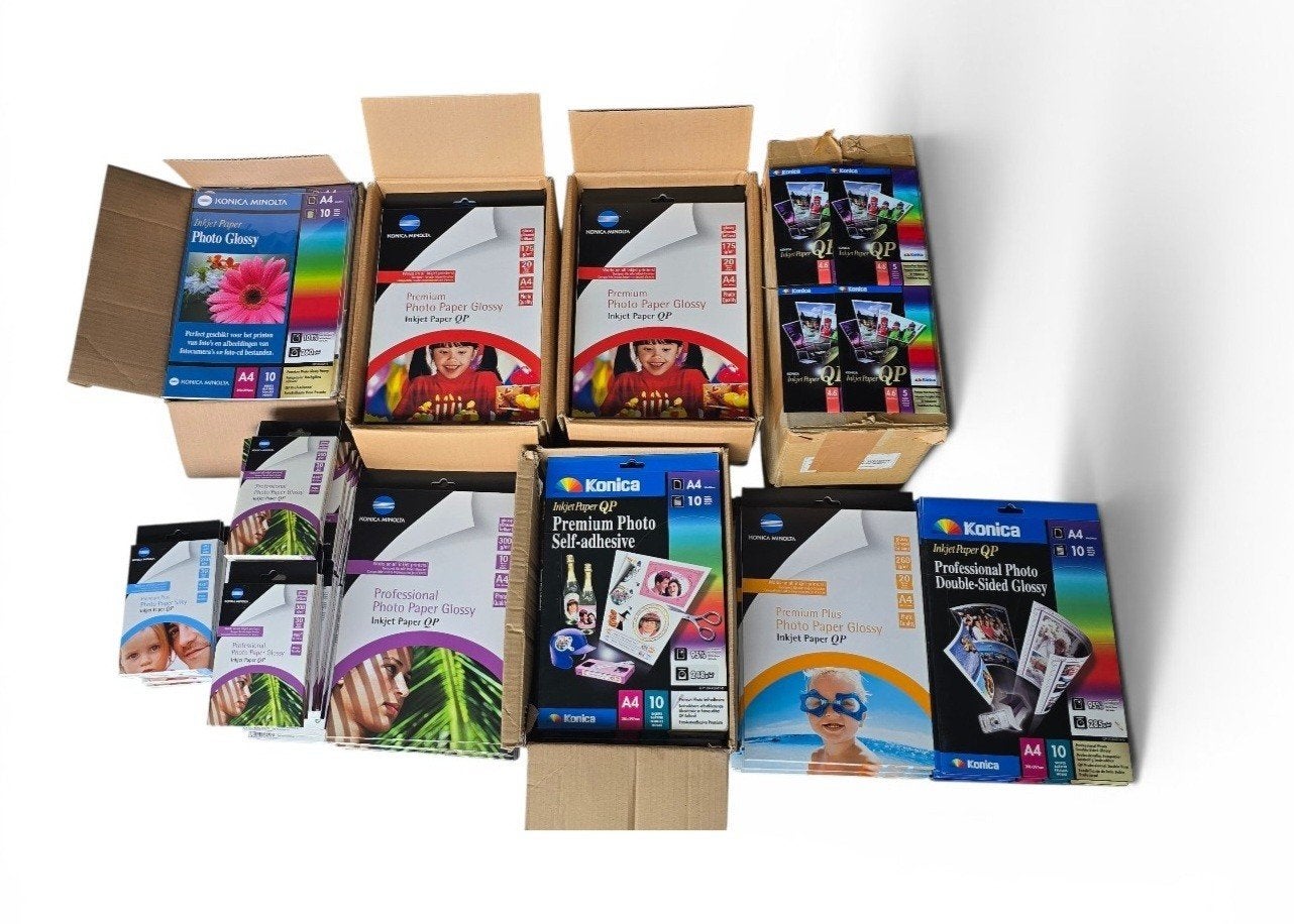 Partij Konica Minolta Premium Fotopapier, hagelwit papier !, Ophalen of Verzenden, Nieuw