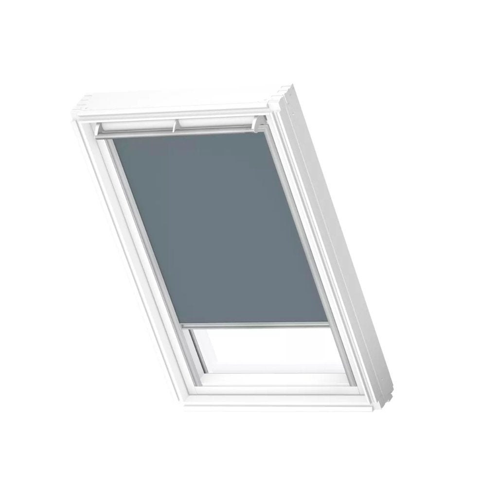 VELUX solar verduisterend rolgordijn DSL SK06 Dark Petrol, Rolgordijn, Nieuw, Ophalen of Verzenden, 96 cm
